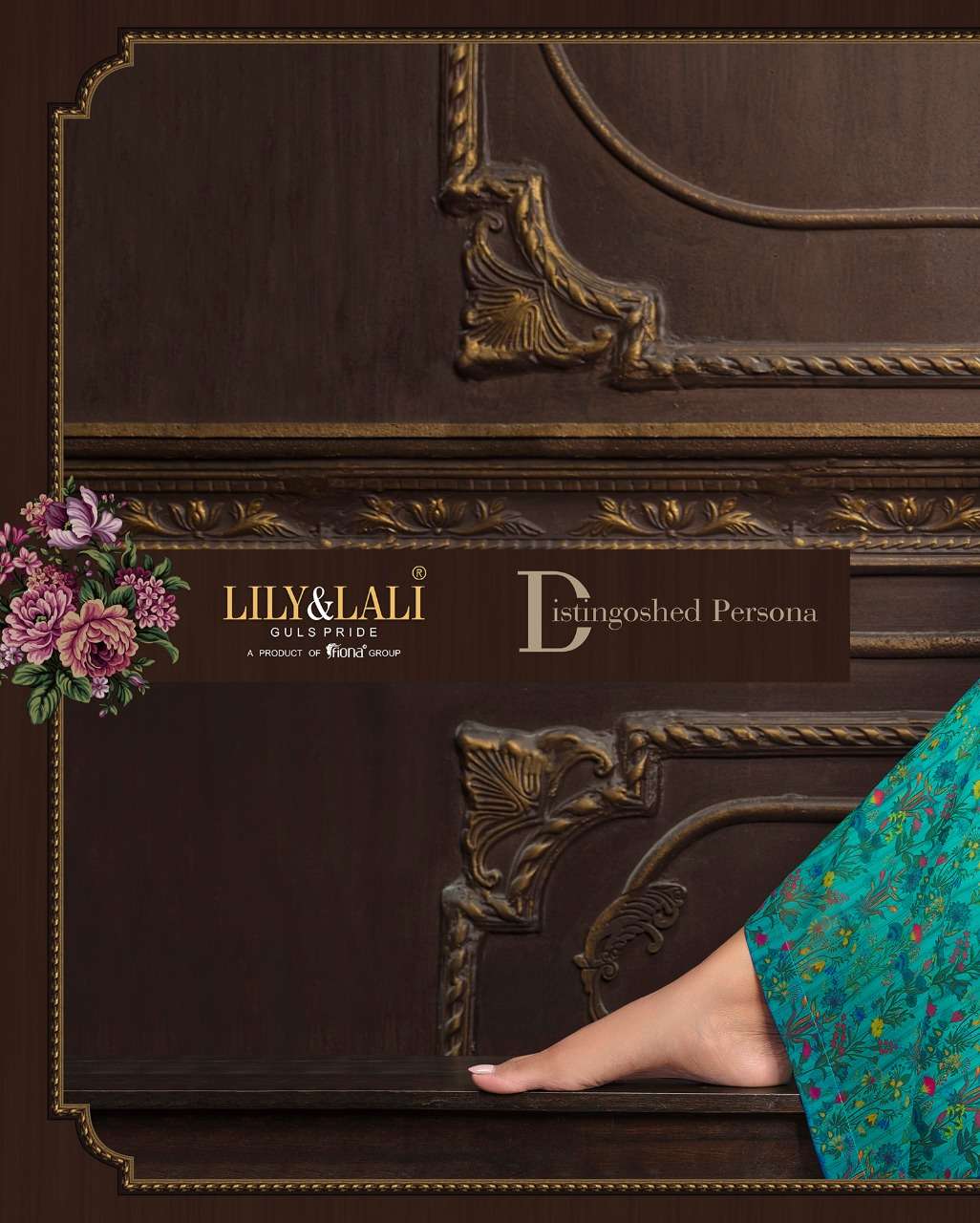 Lily & Lali-Florence-Digital-Print-Handwork-Mirror-Embroidery-Heavy-Georgette-Kurti-Inner-Gharara-Pocket-Dupatta-10032-B